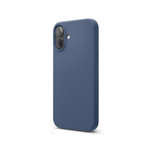 iPhone 16 - Deluxe&trade; Soft Touch Silikone Cover - Blå - DeluxeCovers