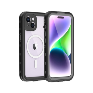 iPhone 15 - Redpepper&trade; IP68 Vandtæt Håndværker MagSafe Cover - Sort - Redpepper&trade;