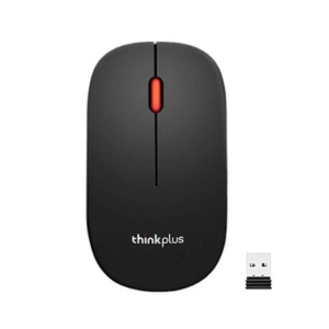 Lenovo® ThinkPlus | Trådløs Mus til Mac / Windows - 2.4GHz - Sort - Lenovo
