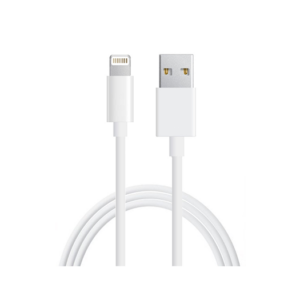 Lightning til USB-A | Oplade Data/Sync Kabel - Hvid - 1M - DeluxeCovers