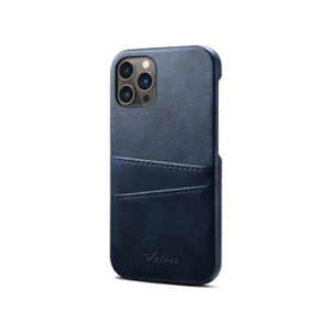 iPhone 14 Pro Max - NX Design&trade; Læder Cover M. Kortholder - Navy - NX Design