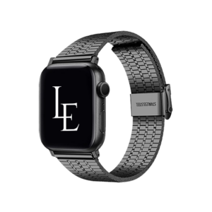 Apple Watch (42/44/SE/45/46/49mm) - L'Empiri&trade; Marbella Rustfrit Stål Rem - Sort - L'Empiri&trade;
