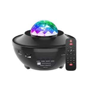 Stjernehimmel Lys Projektor M. Fjernbetjening V.2.0 - Sort - DeLX&trade;