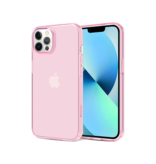 iPhone 12 Pro Max - Ballet™ Crystal Silikone Bagside Cover - Pink - Ballet™