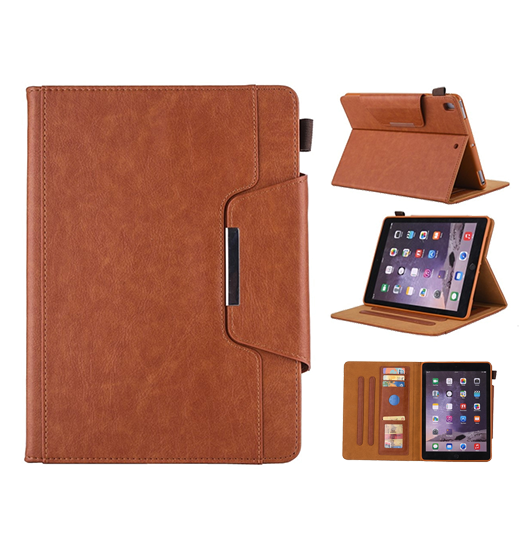 iPad Air 3 10,5" (2019) - Verona™ Multietui Ægte Læder Cover - Brun - Verona
