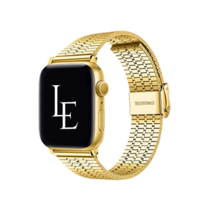 Apple Watch (38/40/SE/41/42mm) - L'Empiri&trade; Marbella Rustfrit Stål Rem - Guld - L'Empiri&trade;