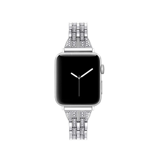 Apple Watch (38/40/SE/41/42mm) - Koh-i-Noor Dame Urlænke - Sølv - Koh-i-Noor