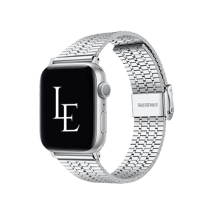 Apple Watch (42/44/SE/45/46/49mm) - L'Empiri&trade; Marbella Rustfrit Stål Rem - Sølv - L'Empiri&trade;