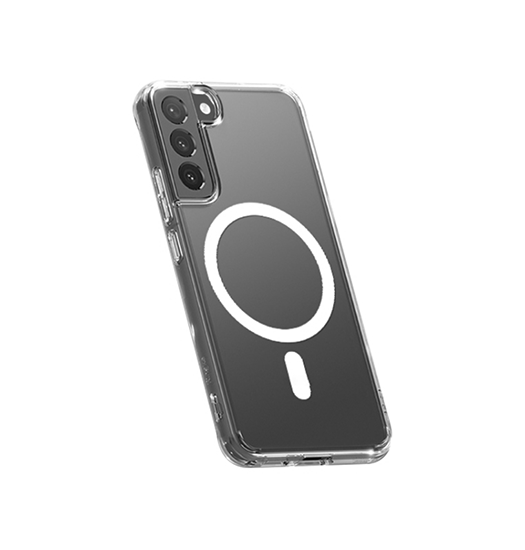 Samsung Galaxy S24 - DeLX™ MagSafe Silikone Cover - Gennemsigtig - DeluxeCovers
