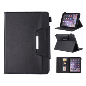 iPad Mini 4/5 - Verona&trade; Multietui Ægte Læder Cover - Sort - Verona