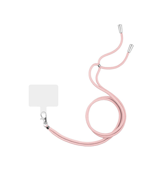 Nylon Snor / Strop til Mobil & iPhone - Pink - DeluxeCovers