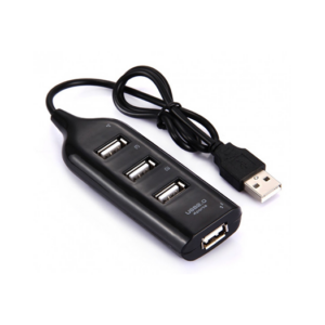 USB-A | Hub 4 Port - Adapter til Computer / MacBook - Sort - DeluxeCovers