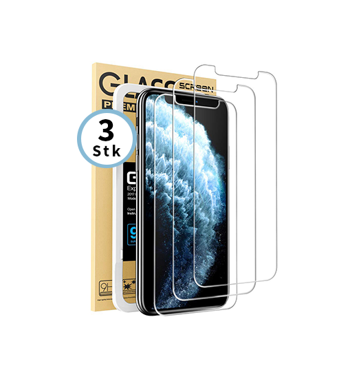 iPhone XS Max - DeLX™ Beskyttelsesglas Pakke - 3 Stk (Hærdet Glas) - DeLX™