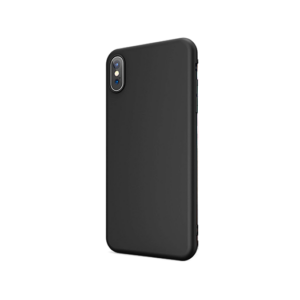 iPhone XS Max - Novo Frosted Matte Slim Silikone Cover - Sort - Novo
