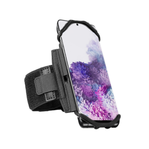 Samsung Galaxy A02s - Fit4Run&trade; Sports / Løbearmbånd - Sort - AWEI