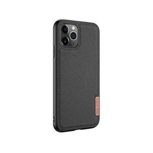 iPhone 12 Pro Max - DUX DUCIS® Luxe Cover - Tekstil Design - Sort - DUX DUCIS