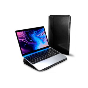 MacBook 12" - DUX DUCIS&trade; Fidelity Ægte Læder Sleeve - Vintage Sort - DUX DUCIS