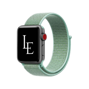 Apple Watch (38/40/SE/41/42mm) - L'Empiri&trade; Nylon Velcro Rem - Grøn - L'Empiri&trade;
