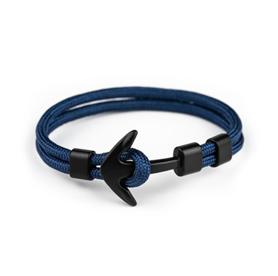 Deluxe™ - Nylon Anker Armbånd - Onesize - Navy - DeluxeCovers