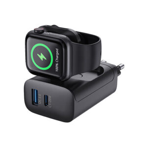 Apple Watch - MagCold®  Trådløs Oplader & Vægoplader - 23W - Sort - DeluxeCovers