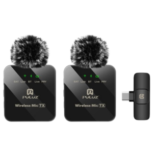 Professionel Trådløs Mikrofon (USB-C) 2 Stk. - PULUZ&trade; - PULUZ