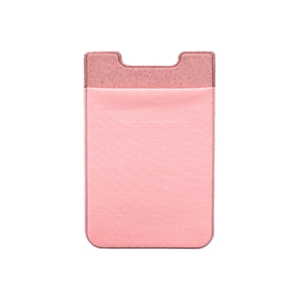 NYLON Pung Kreditkort Holder Stick On - Rose/Lyserød - DeluxeCovers