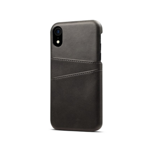 iPhone XR - NX Design&trade; Læder Cover M. Kortholder - Sort - NX Design