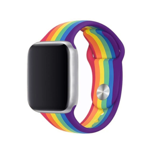 Apple Watch (38/40/SE/41/42mm) - LGBT Silikone Rem - Pride - DeluxeCovers