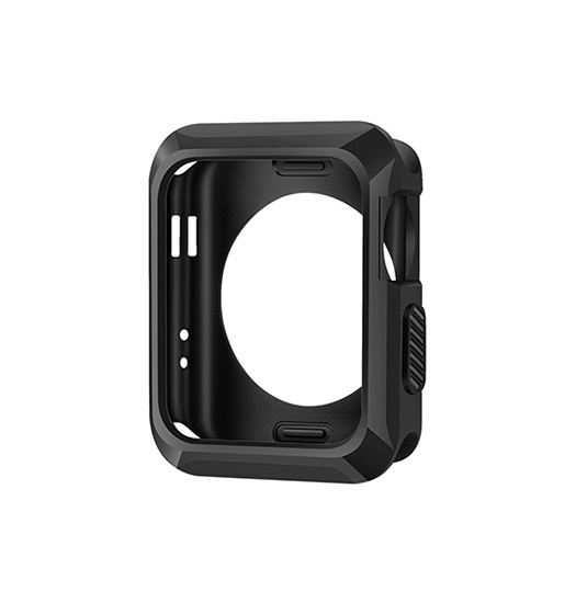 Apple Watch (38/40/41/42/44/45mm) - Stødsikkert Armor Cover - Sort - DeluxeCovers