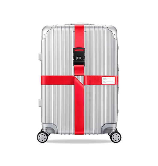Baggagerem m. kodelås - Premium - Rød - Travel-tech™ - DeluxeCovers