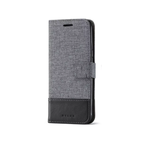 Samsung Galaxy S8+ (Plus) - Muxma Premium Flip Stof Etui - Sort - Muxma