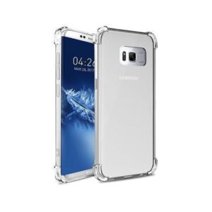 Samsung Galaxy S8 - Silent Stødsikker Silikone Cover - Gennemsigtig - Silent
