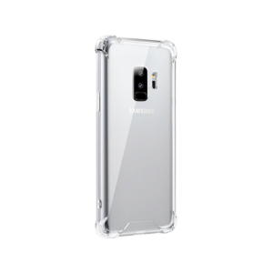Samsung Galaxy S9+ (Plus) - Silent Stødsikker Silikone Cover - Gennemsigtig - Silent