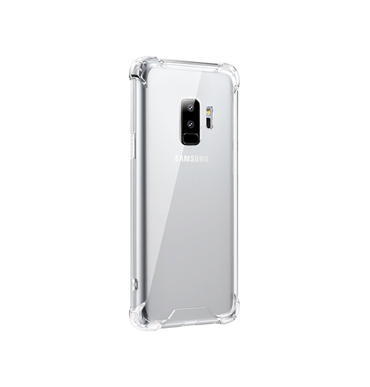Samsung Galaxy S9+ (Plus) - Silent Stødsikker Silikone Cover - Gennemsigtig - Silent