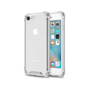 iPhone 6/6s - Silent Stødsikker Silikone Cover - Gennemsigtig - Silent