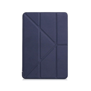 iPad Air 13" (2024/2025) - Orgami Trifold Læder Cover M. Stander - Navy - Orgami