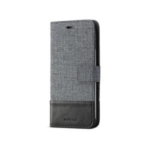 iPhone Xs Max - Muxma Premium Flip Stof Etui - Sort - Muxma