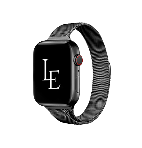Apple Watch (38/40/SE/41/42mm) - L'Empiri™ Milanese Thin Loop - Sort - L'Empiri™