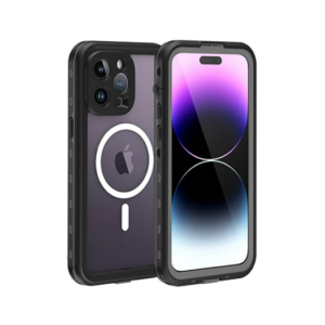 iPhone 15 Pro Max - Redpepper&trade; IP68 Vandtæt Håndværker MagSafe Cover - Sort - Redpepper&trade;