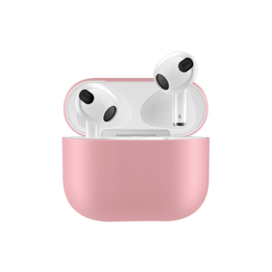 AirPods 3 | Simple Silikone Beskyttelse Cover - Lyserød - Electroplating