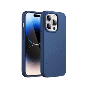 iPhone 12 Pro Max - Deluxe&trade; Soft Touch Silikone Cover - Navy - DELUXE