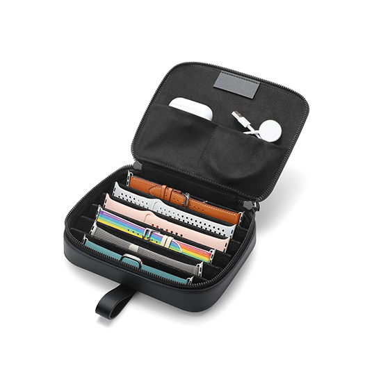 L'Empiri™ - Ægte Læder Portfolio Til Remme Opbevaring - Sort - L'Empiri™