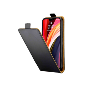 iPhone 12 Mini - Diary Vertikal Læder FlipCover Etui - Sort - Diary Vertikal