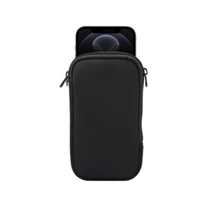 iPhone 17 Air - Simple Nylon Sleeve Etui M. Lynlås - Jet Black - Simple