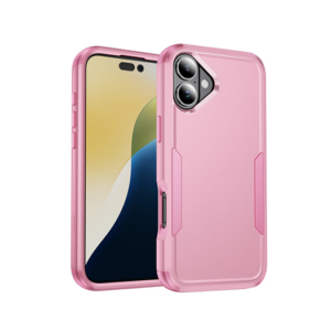 iPhone 16 Plus - REALIKE&trade; Pro Stødsikkert Håndværker Cover - Pink - Realike