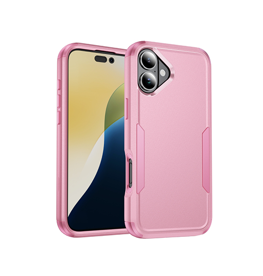 iPhone 16 Plus - REALIKE™ Pro Stødsikkert Håndværker Cover - Pink - Realike