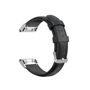 Garmin 20mm - L'Empiri&trade; Venture Læder Rem - Classic Sort - L'Empiri&trade;