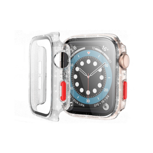 Apple Watch (38/40/42/44mm) - NX 360° Glitter Cover - Sølv - NX 360°