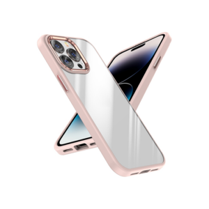 iPhone 14 Pro - iProtect&trade; Stødsikkert Silikone Cover - Pink - DeluxeCovers