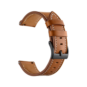 Samsung Galaxy Watch 3 (45mm) - Deluxe&trade; Honor Ægte Læder Rem - Brun - DELUXE